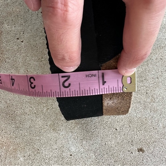 Cushionaire Granola 2 Suede Black Platform Clog Women’s Size 9 W - Picture 6 of 13